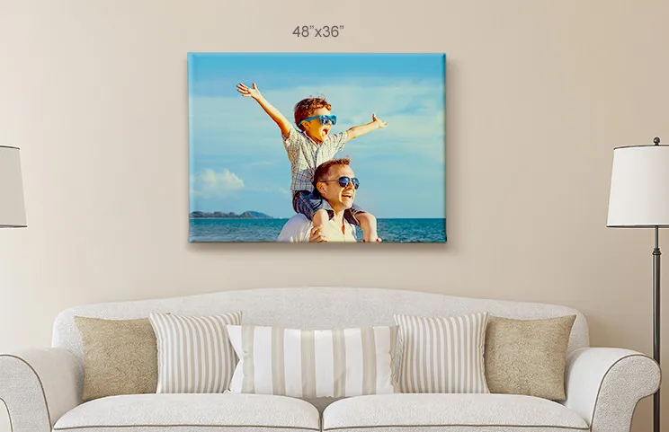 Impresiones en Lienzo Personalizadas de Printerpix|Impresión en lienzo collage de dos amigas encantadas|tamaños de impresión en lienzo|madre besando cariñosamente a su pequeño hijo en impresión en lienzo|pared de galería de impresiones en lienzo|Impresión en lienzo de una pareja disfrutando de sus vacaciones|||||